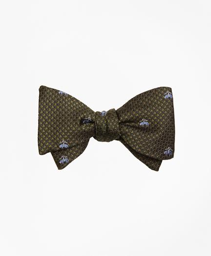 Brooks Brothers Golden Fleece Houndscheck Bow Tie