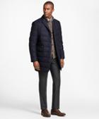 Brooks Brothers Technical Wool Down-filled Trench