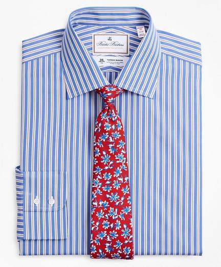 Brooks Brothers Luxury Collection Madison Classic-fit Dress Shirt, Franklin Spread Collar Outline Stripe