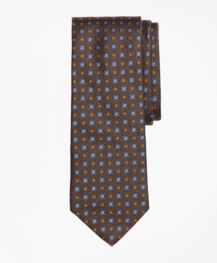 Brooks Brothers Men's Flower And Diamonds Tie