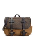 Brooks Brothers Exclusive Filson Fabric And Leather Messenger Bag