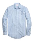 Brooks Brothers Men's Non-iron Madison Fit Twin Stripe Sport Shirt