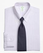 Brooks Brothers Extra Slim Fit Slim-fit Dress Shirt, Non-iron Bengal Stripe