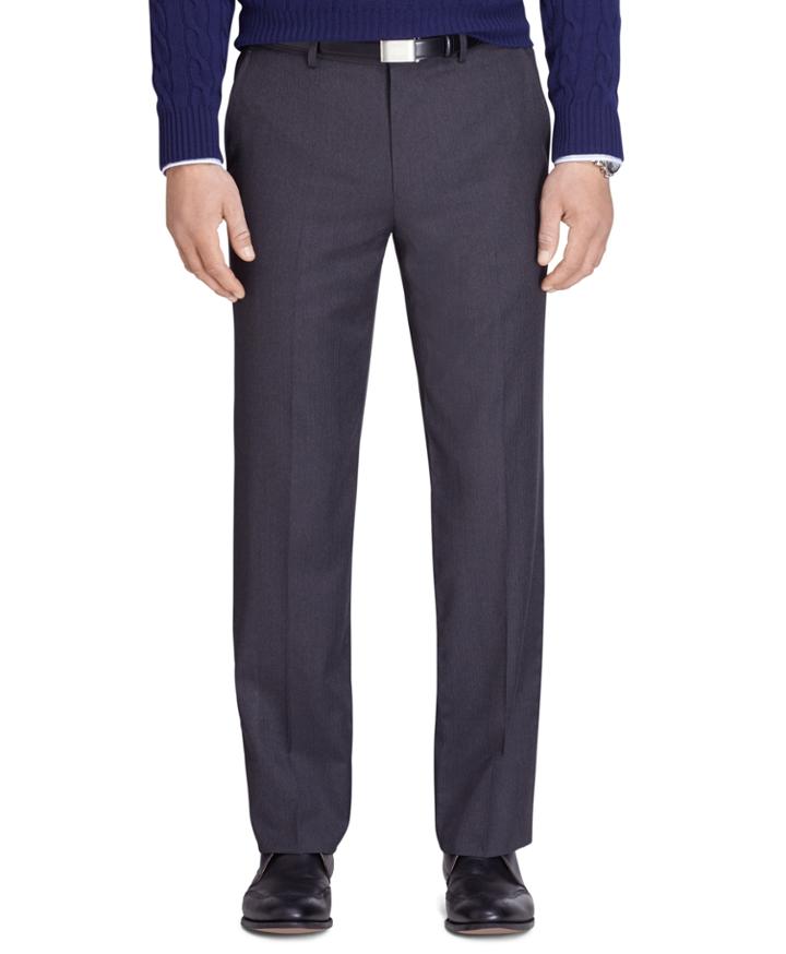 Brooks Brothers Men's Fitzgerald Fit Herringbone Trousers