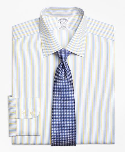Brooks Brothers Regent Fitted Dress Shirt, Non-iron Sidewheeler Stripe