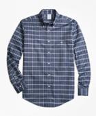 Brooks Brothers Non-iron Regent Fit Heathered Check Sport Shirt