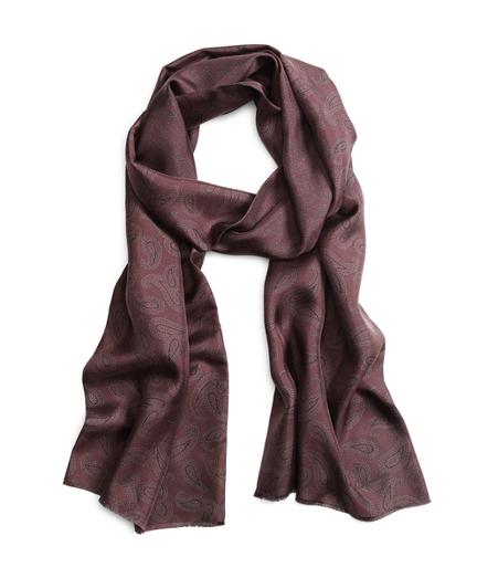 Brooks Brothers Silk Paisley Scarf