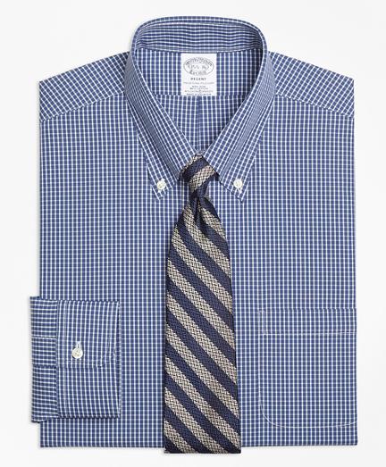 Brooks Brothers Non-iron Regent Fit Ground Check Stretch Dress Shirt