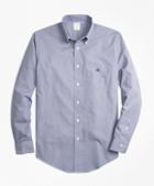 Brooks Brothers Non-iron Milano Fit Mini Plaid Sport Shirt