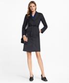 Brooks Brothers Women's Pinstripe Stretch-wool Jacket Dress