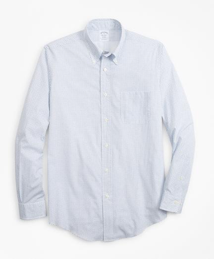 Brooks Brothers Regent Fit Geo Print Sport Shirt