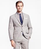 Brooks Brothers Milano Fit Check Linen Suit