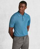 Brooks Brothers Golden Fleece 3-d Knit Fine-gauge Merino Short-sleeve Polo