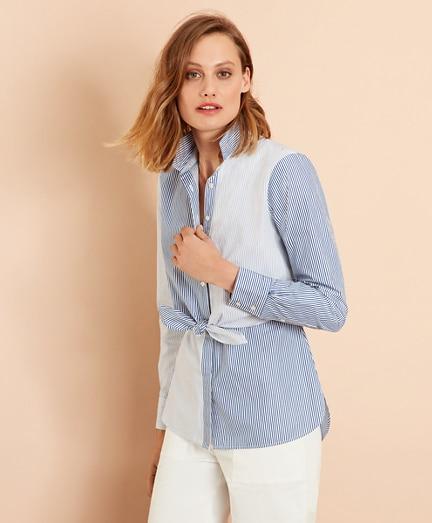 Brooks Brothers Tie-front Fun Shirt