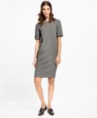 Brooks Brothers Women's Double-weave Stretch-wool Shift Dress