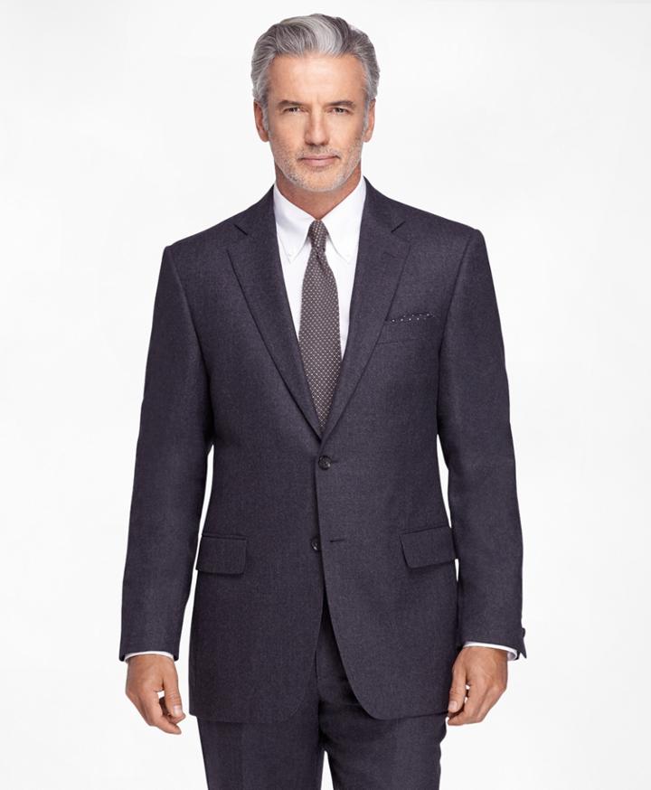 Brooks Brothers Men's Madison Fit Flannel 1818 Suit