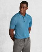 Brooks Brothers Men's Golden Fleece 3-d Knit Fine-gauge Merino Short-sleeve Polo