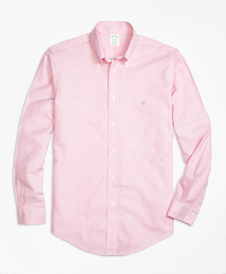 Brooks Brothers Men's Non-iron Brookscool Milano Fit Sport Shirt