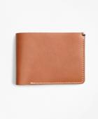 Brooks Brothers Men's Cognac Leather Wallet