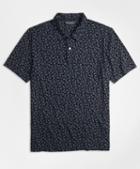 Brooks Brothers Slim Fit Floral Indigo Polo Shirt