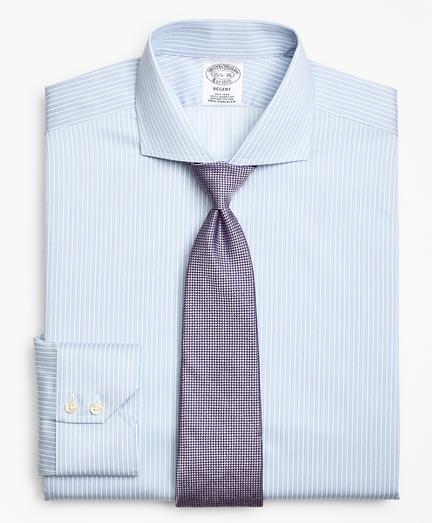 Brooks Brothers Regent Fitted Dress Shirt, Non-iron Framed Stripe