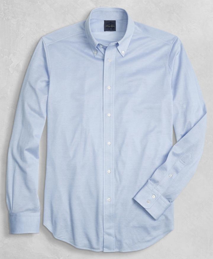 Brooks Brothers Men's Golden Fleece Knit Button-down Oxford Shirt