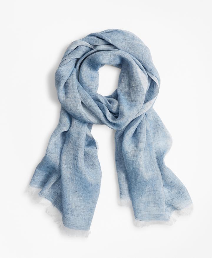 Brooks Brothers Men's Linen Scarf