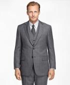 Brooks Brothers Madison Fit Sharkskin Deco Three-piece 1818 Suit