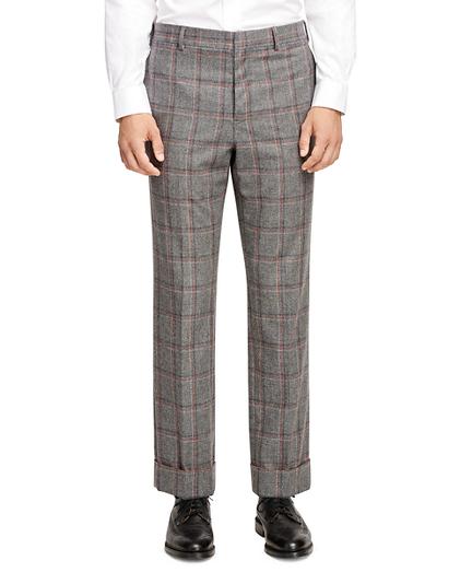 Brooks Brothers Plaid Belt Loop Trousers
