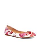 Brooks Brothers Women's Floral Canvas Ballet Flats
