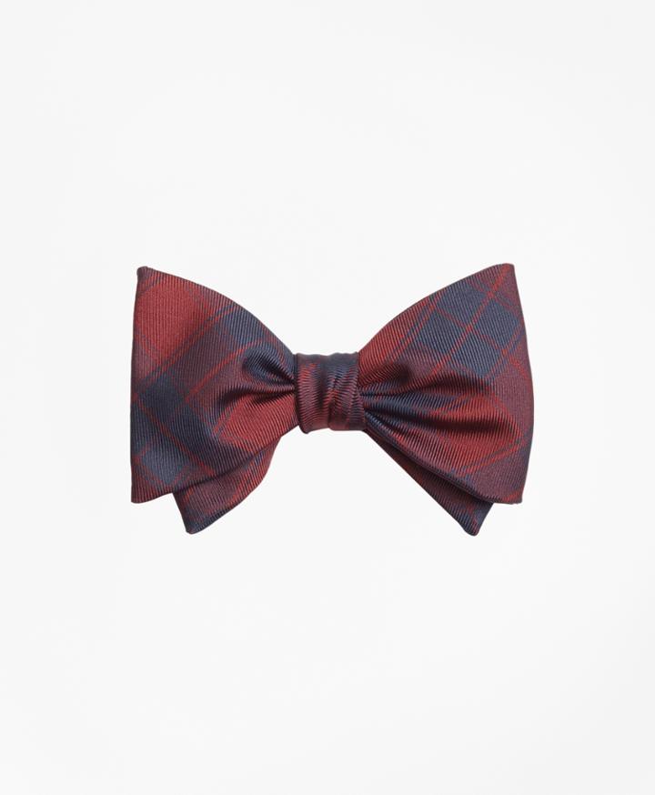 Brooks Brothers Men's Fantasia Tartan Bow Tie
