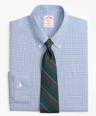 Brooks Brothers Stretch Madison Classic-fit Dress Shirt, Non-iron Mini-windowpane