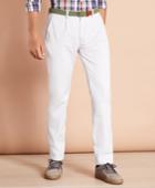 Brooks Brothers Men's Pleat-front Twill Chinos