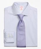 Brooks Brothers Non-iron Madison Fit Sidewheeler Stripe Dress Shirt