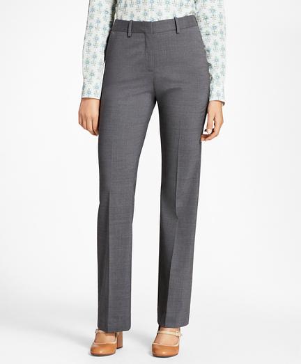 Brooks Brothers Melange Stretch-wool Pants