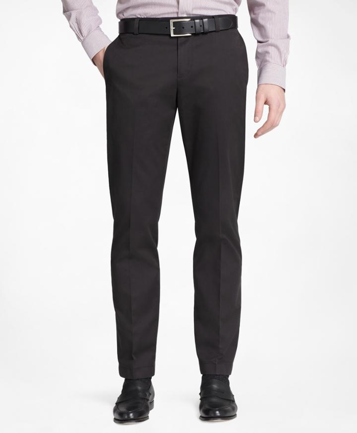 Brooks Brothers Men's Milano Fit Plain-front Lightweight Advantage Chinos