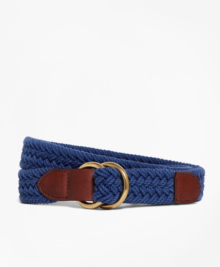 Brooks Brothers Men's Cotton Braided Belt