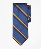 Brooks Brothers Men's Textured Split Sidewheeler Stripe Tie