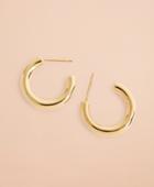Brooks Brothers Women's Gold-plated Small Hoop Earrings