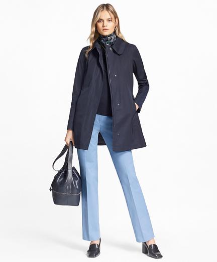 Brooks Brothers Peter Pan Collar Coat