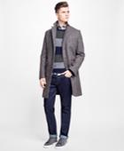 Brooks Brothers Men's Double-faced Wool-blend Topcoat