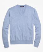 Brooks Brothers Men's Supima Cotton V-neck Sweater