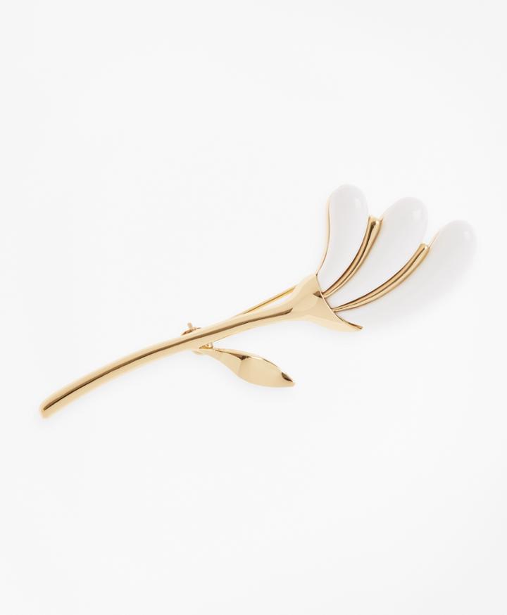 Brooks Brothers Women's Enameled Petal Brooch