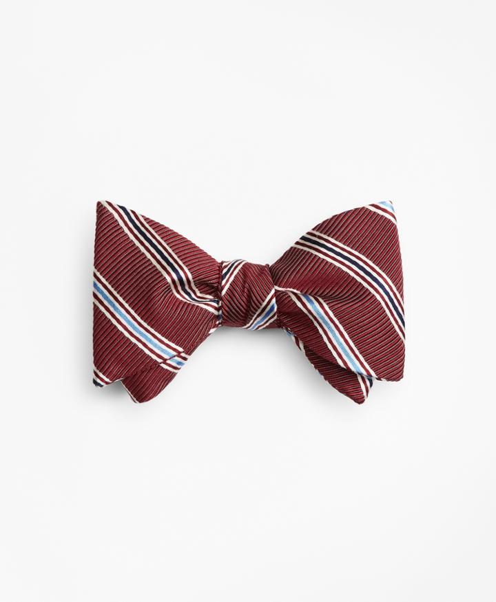 Brooks Brothers Men's Track Stripe Bow Tie