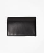Brooks Brothers Men's French Calfskin Trifold Wallet