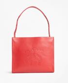 Brooks Brothers Women's Golden Fleece-embossed Leather Handbag