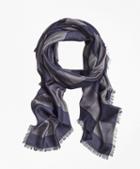 Brooks Brothers Buffalo-check Oversized Square Scarf