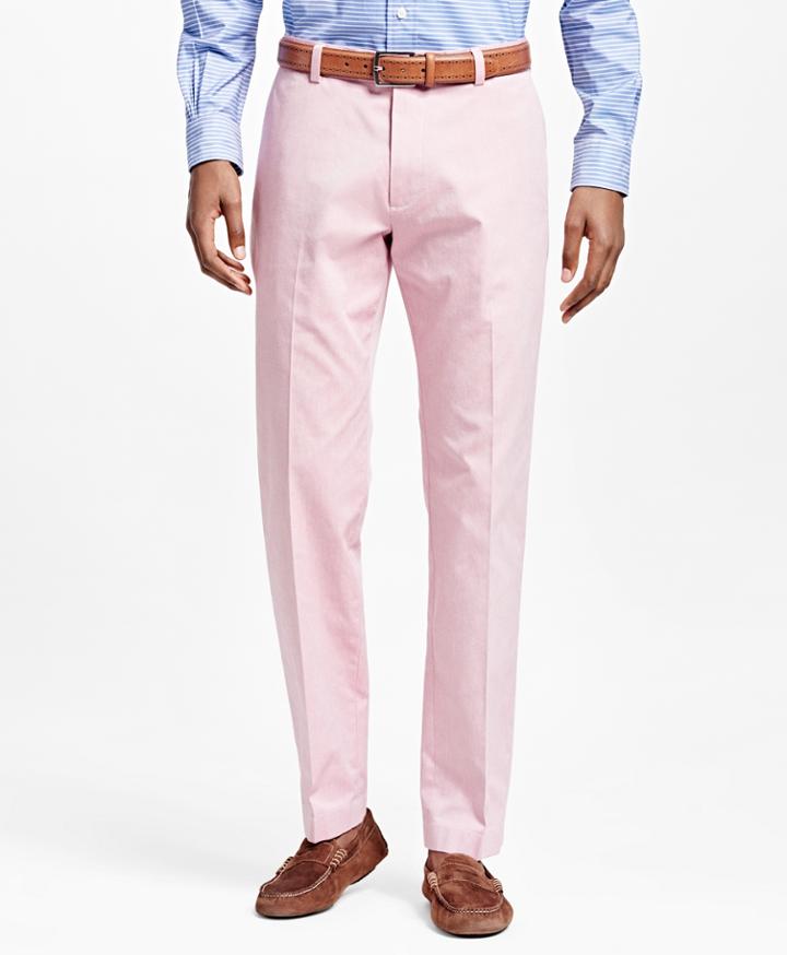 Brooks Brothers Men's Non-iron Milano Fit Supima Cotton Oxford Chinos
