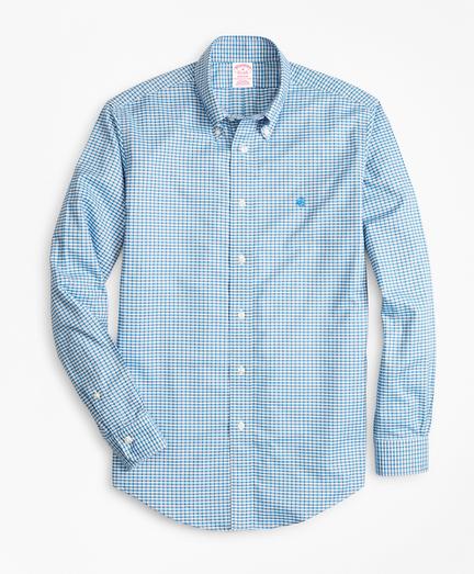 Brooks Brothers Non-iron Madison Fit Micro-check Sport Shirt