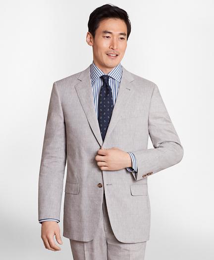 Brooks Brothers Madison Fit Linen Blend 1818 Suit